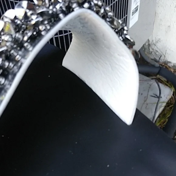 Black Sequin Slides Sandals Size 10 Y2K - Picture 4 of 14